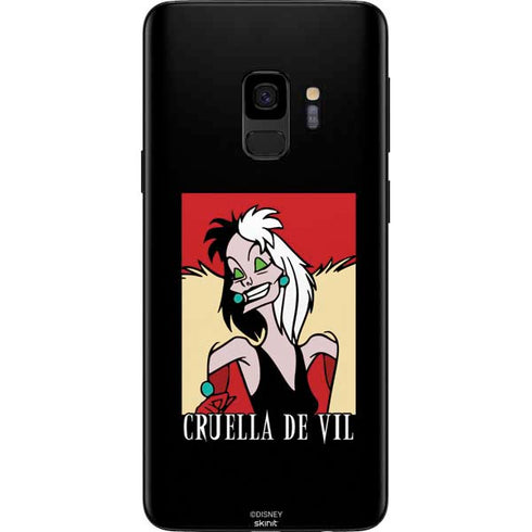 Disney Villains Cruella de Vil Galaxy S9 Skin